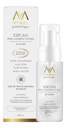 Espuma Para Higiene Íntima Vymel Ph Acido Gineconline