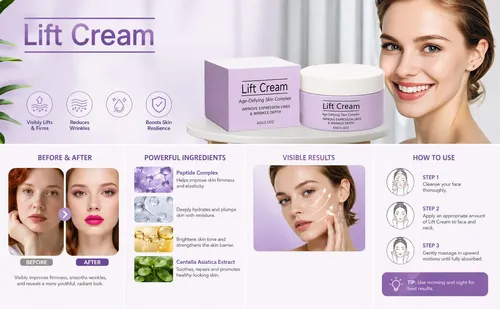 La Crema Reafirmante Y Reafirmante Tensa E Ilumina El W 336 Purple