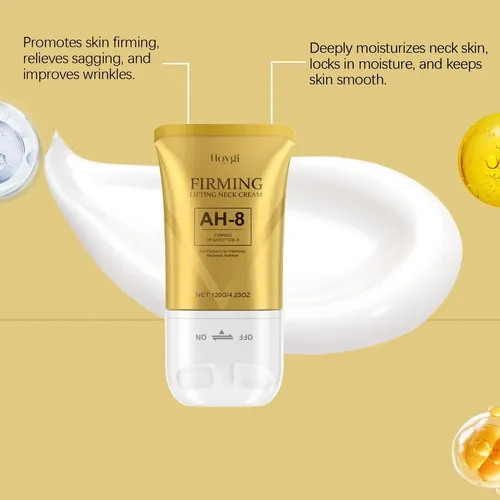 Crema Reafirmante Cuello Ah-8 Con Masajeador 120 G