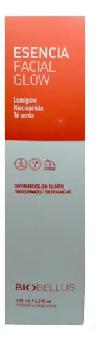 Esencia Facial Biobellus Glow Niacinamida Te Verde X125ml