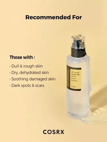 Cosrx 96% Esencia Tonico Advanced Snail Baba De Caracol