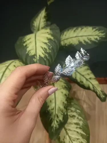 Vincha De Hojas De Metal Estilo Romano Griego Modelo Alice