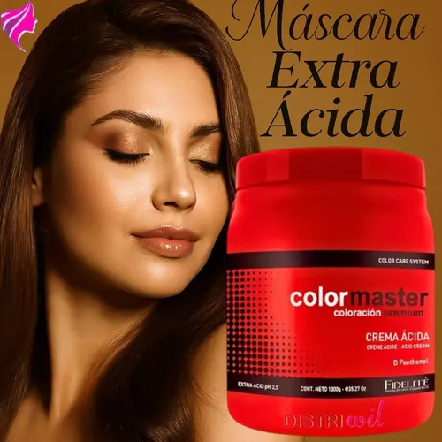 Pack Mascaras Capilares Crema Extra Acida Fidelite X1000ml X3 Unidades Restaura Sella Cuticula Protege Fibra Capilar Antifrizz Brillo Hidratacion – Ideal Uso Post Alisado Coloracion Decoloracion