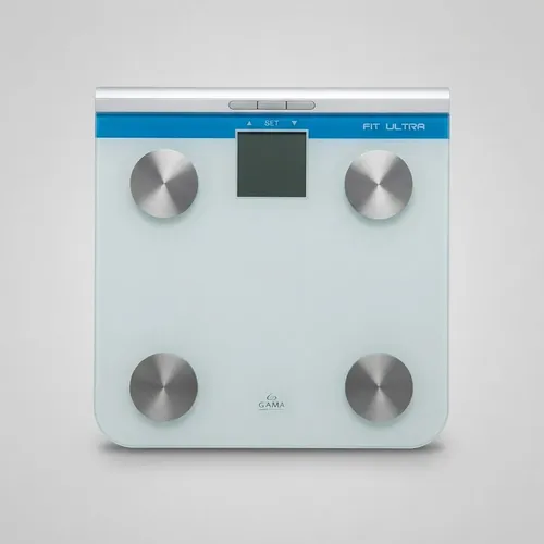 Balanza Gama Fit Ultra Digital 150kg Vidrio Transparente
