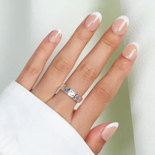 Anyos Uñas Postizas French Tip 300pcs Marrón