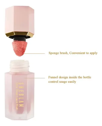 Sheglam Color Bloom Liquid Blush Matte Finish Rubor Líquido!