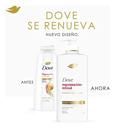 Acondicionador Dove Regeneración + Retinol 650ml
