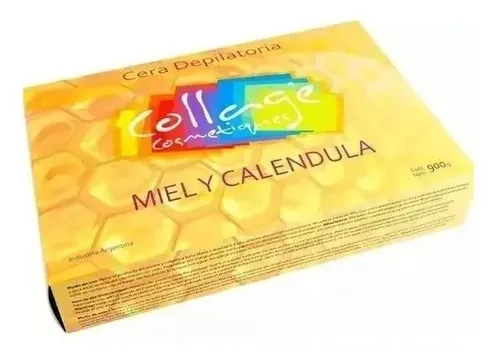 Cera Collage Miel Y Calendula Vegetal Rosa Mosqueta 900gr