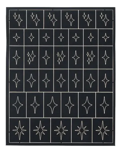 Plantilla Adhesiva Para Decoración De Uñas Nail Art Dot Ligh Ponto De Luz 1