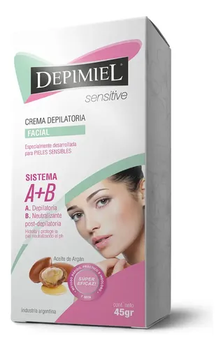 Crema Depilatoria Facial Piel Sensible X 45 Gr Depimiel