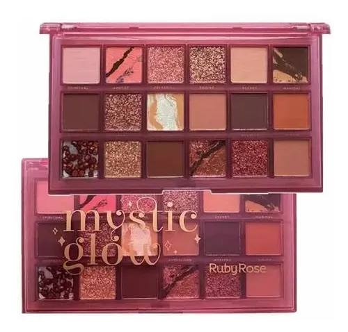 Paleta 18 Sombras Mystic Glow Ruby Rose Original
