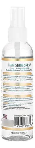 Spray Para Brillo De Cabello Okay Pure Naturals Miami South
