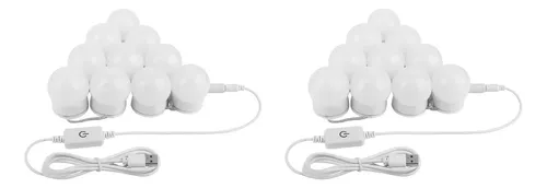 Linxu 2 Luces Led Táctiles Regulables Por Usb For Espejo De