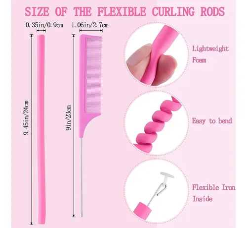 Juego De Rulos Flexibles Buytta 30 Piezas Para Cabello