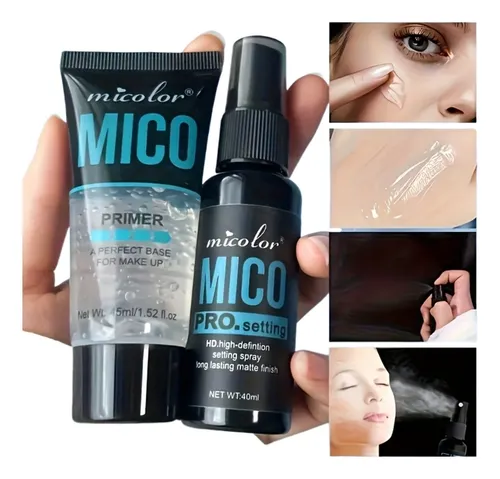 Set De Primer Y Spray Fijador De Larga Duración