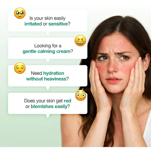 Essenherb Tea Tree Calming Cream For Acne-prone & Sensitive