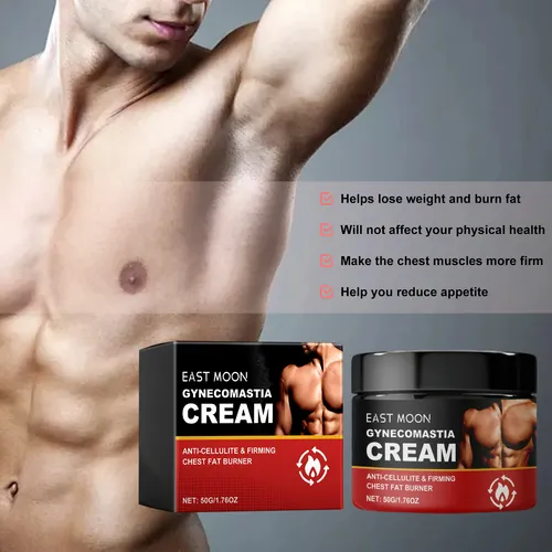 Crema Reafirmante Para El Pecho Para Hombres New East Moon,