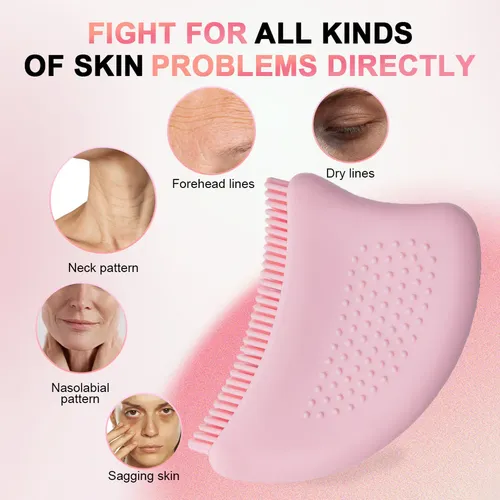 Cepillo Facial Contours Cepillo Facial Contorneador Para Mas Rosa