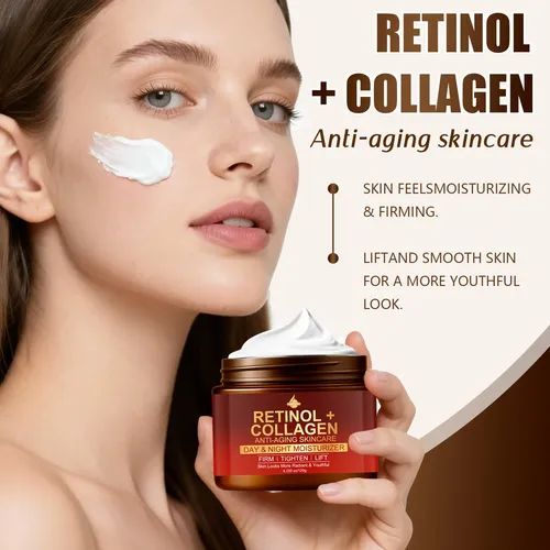 Crema Antiedad Retinol + Colágeno – Firmeza Y Lifting