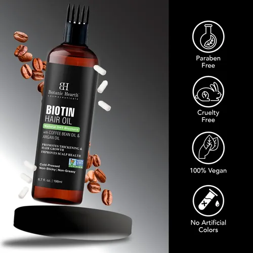 Aceite Capilar Botanic Hearth Biotina Fortalecedor 198ml