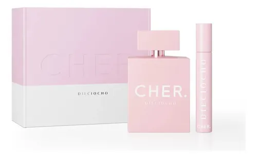 Set Perfume Mujer Cher Dieciocho 100 Ml Edp + Talla 20 Ml