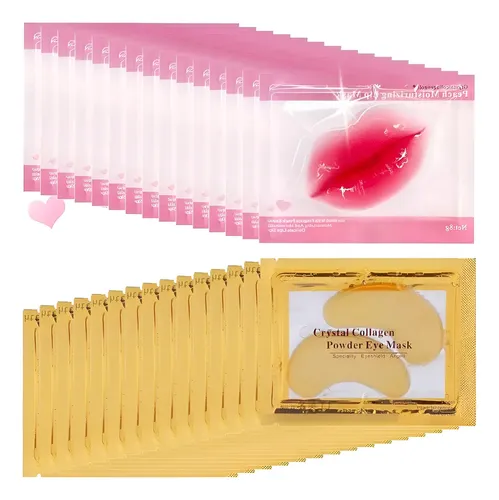 Pack X20 Mascarillas Hidratantes Labios Colageno Y Ojeras