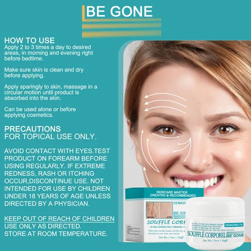 Crema Corporal Reafirmante, Crepe Ultrahidratante Para Piele