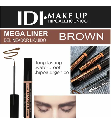 Idi Delineador Liquido Mega Brown Liner
