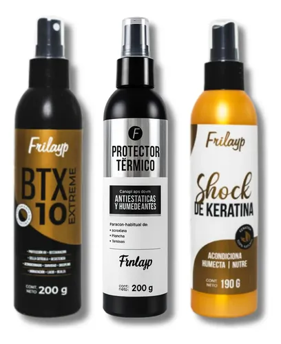 Protector Termico Anti Frizz Frilayp 200ml Pre Planchita
