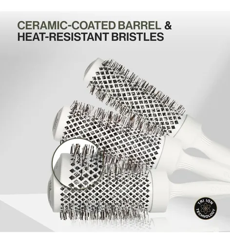 Set De Cepillos Para El Cabello Cocco K-tech Aura, Kit De 4