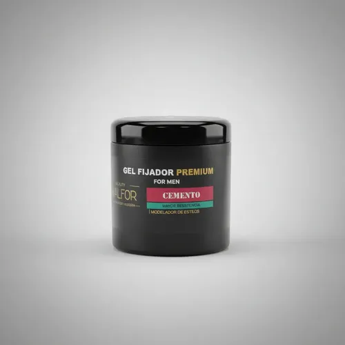 Gel Fijador Beauty Walfor Premium For Men Cemento 450 G