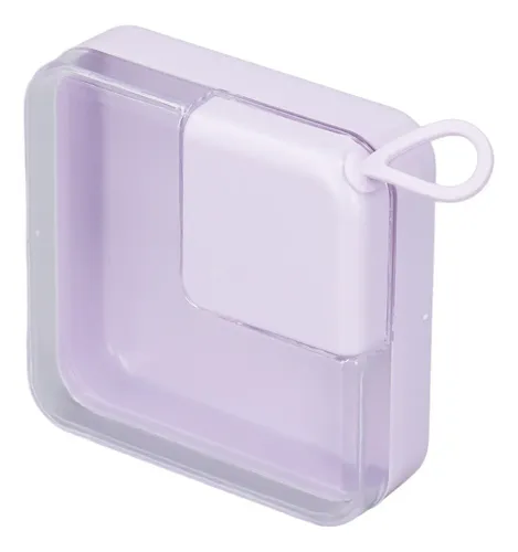 J Estuche Powder Puff, 5 Unidades, Transparente, Almacena