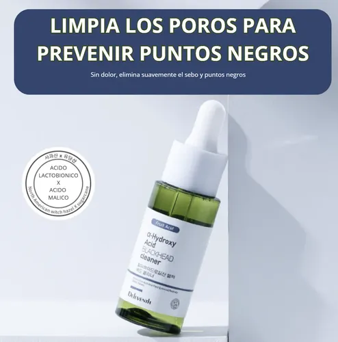 Serum Facial Coreano Limpiador Puntos Negros Deleventh 30ml
