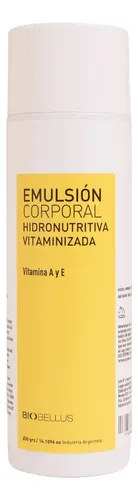 Emulsión Hidronutritiva Vitaminizada – Biobellus 200ml Fragancia Neutra