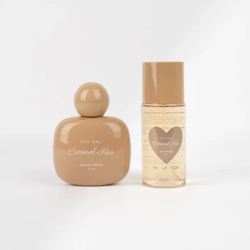 Set D Regalo Mujer Perfume+body Splash Caramel Kiss Citygirl