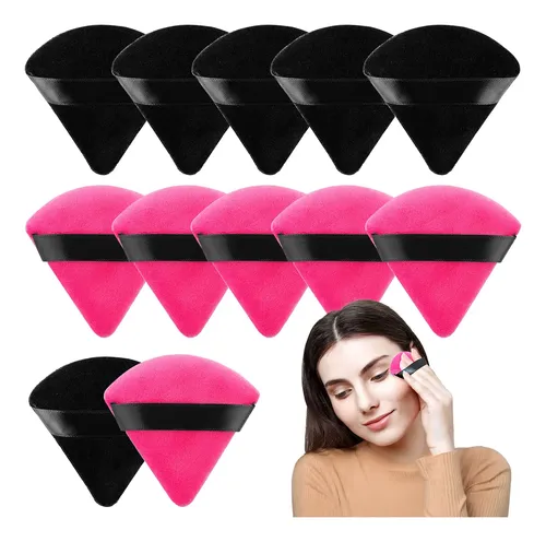 Kit Of 12 Triangular Makeup Sponges Powder Beauty Blender