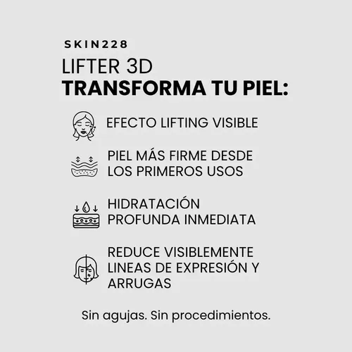 Sérum Mosturizing Rostro Skin228 Efecto Botox Piel Sensible