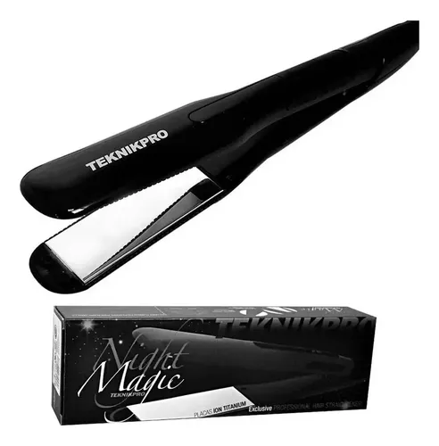 Plancha Pelo Profesional Night Magic Ion Titanium Teknikpro