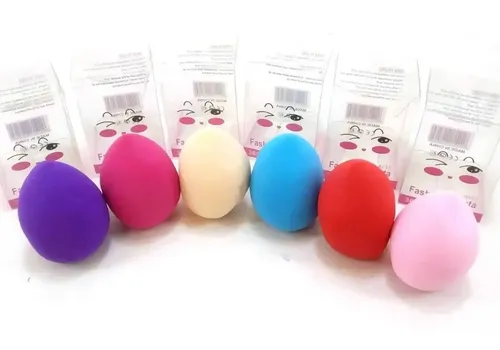 Set 6 Esponjas Gota Latex Para Maquillaje Blender Fashion