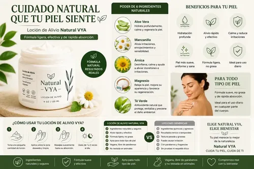 Alivio Nervioso Crema Anti Picazon Hormigueo Calambres Natur