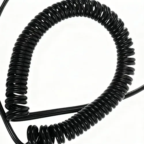 Cable Espiral Repuesto Para Pieza De Mano Torno Uñas Negro