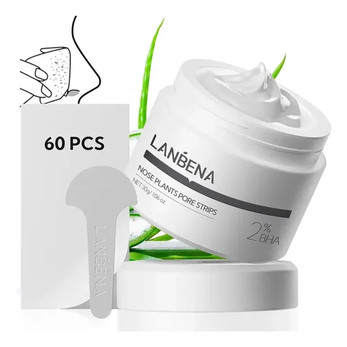 Lanbena Removedor De Puntos Negros 30g + 60 Pzs Papel