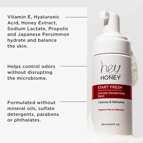 Espuma Limpiadora Intima Hey Honey 148 Ml Ph Equilibrado