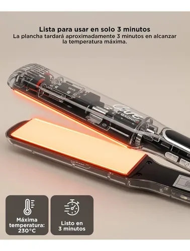 Planchita De Pelo Care By Gadnic Nano Titanio Temperatura Regulable Liso Extremo