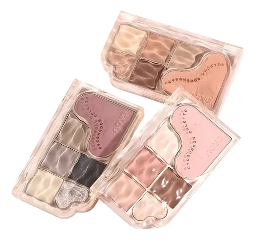 Novo Paleta Sombras+rubor+iluminador Maquillaje Coreano