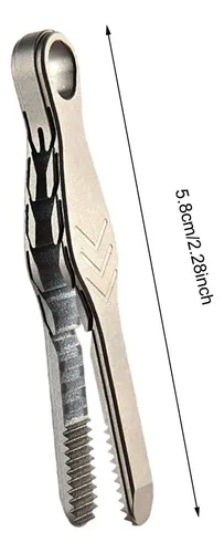 Titanium Aleación De Aleación Ceja Ceja Tweeze 58 Mm
