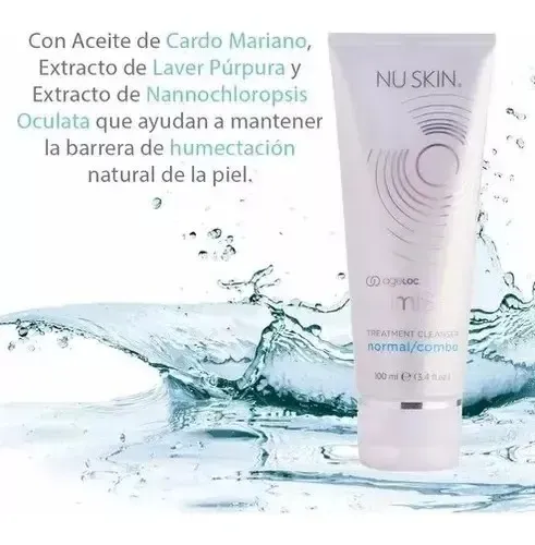 Limpiador Gel Facial Nu Skin ageLOC LumiSpa Piel Normal FPS 30 100ml