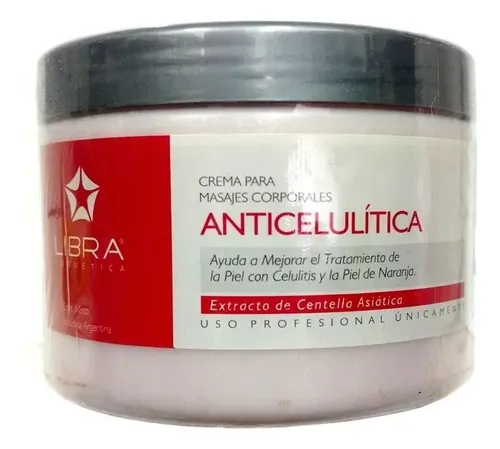 Crema Masajes Anti Celulitis X 250gr Centella Asiatica Libra