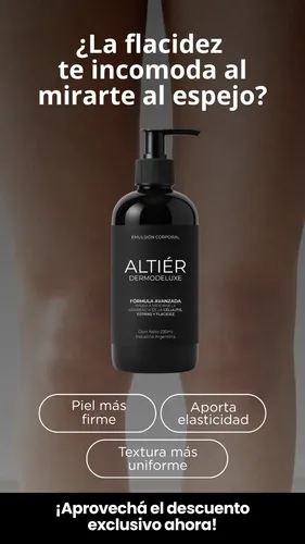 Combo Altiér X2 Crema Para Masajes Antiflacidez Reafirmantes