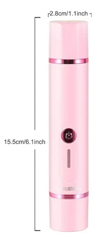 Depiladora Eléctrica Recargable 2 En 1 Para Mujer Rosa